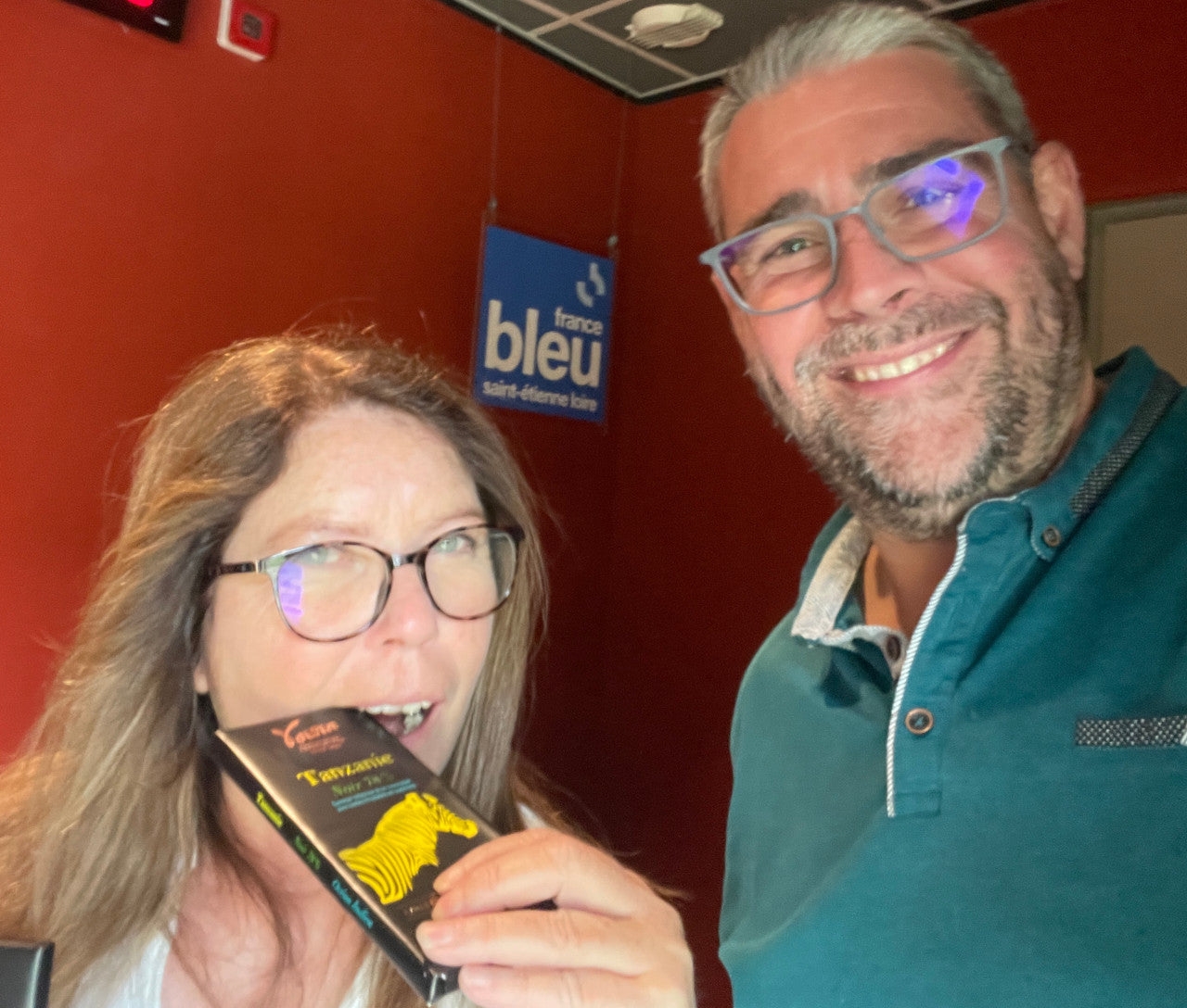 Sur France Bleu pour parler % de cacao et art de la dégustation du chocolat