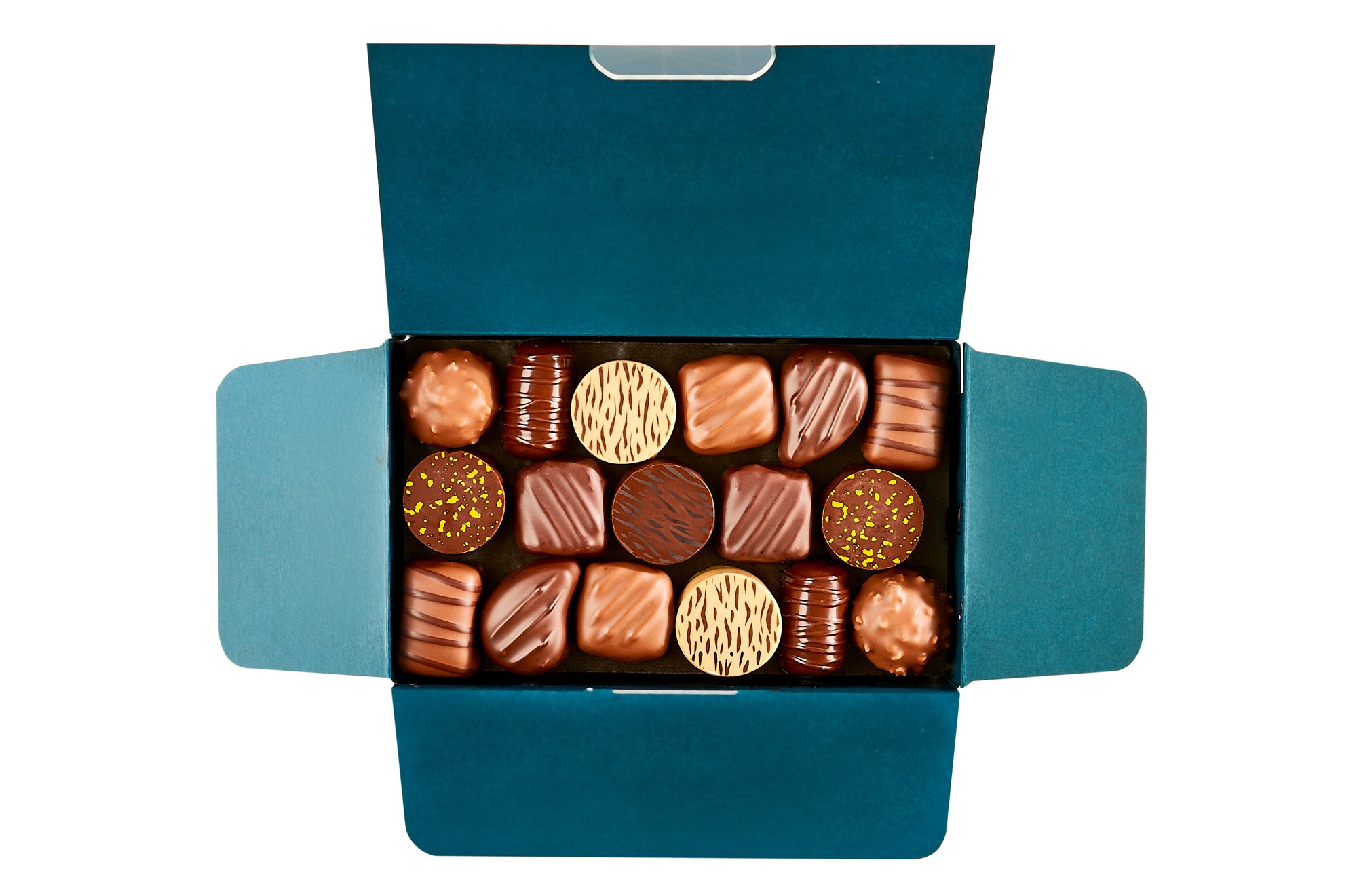 Ballotin de chocolats artisanaux "Graphique"