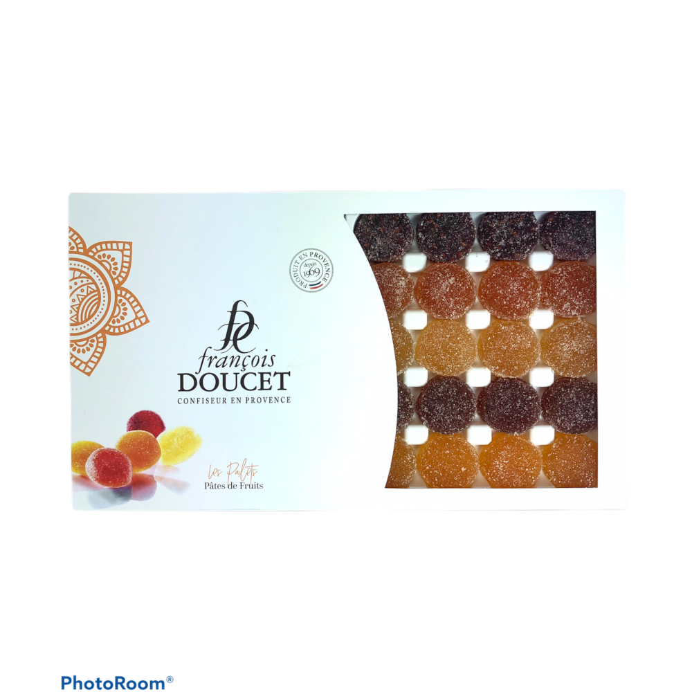 Coffret de Pâtes de Fruits Les Palets 400 g - François Doucet - Confiserie des Arcades