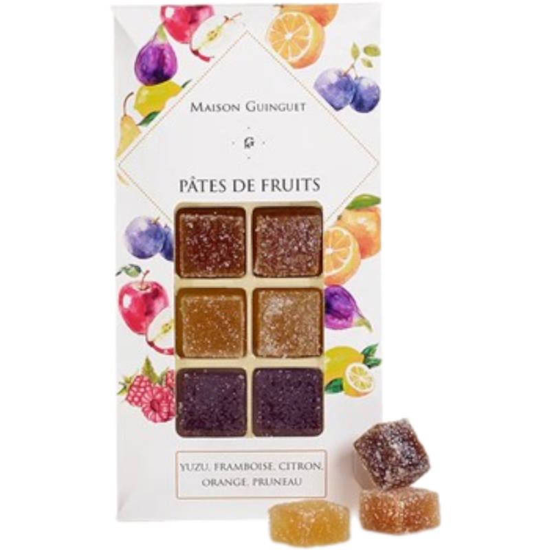 Étui pâtes de fruits de la Maison Guinguet