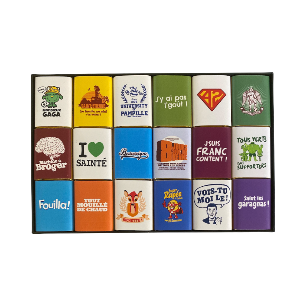 Coffret de 18 chocolats "Beauseigne"