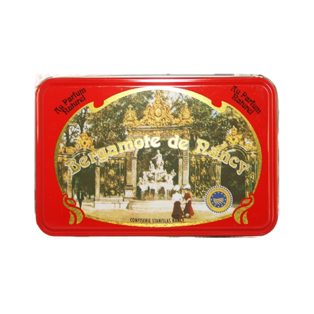 Boite métal de Bergamotes de Nancy IGP