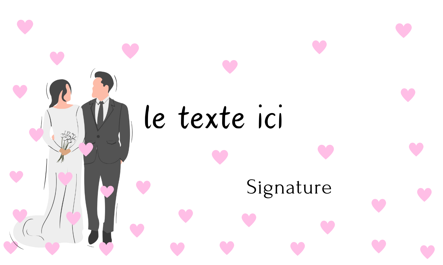 Carte personnalisée avec enveloppe