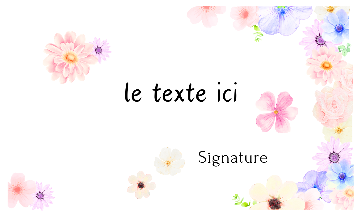 Carte personnalisée avec enveloppe