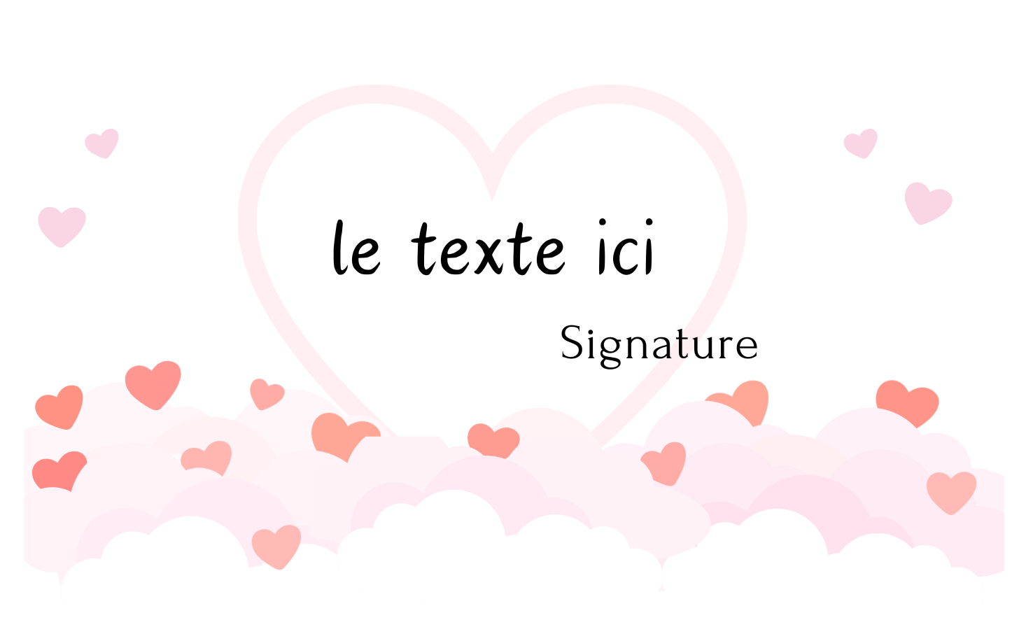 Carte personnalisée avec enveloppe