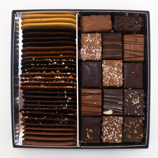 Coffret Langue de chat & Bonbons de chocolat