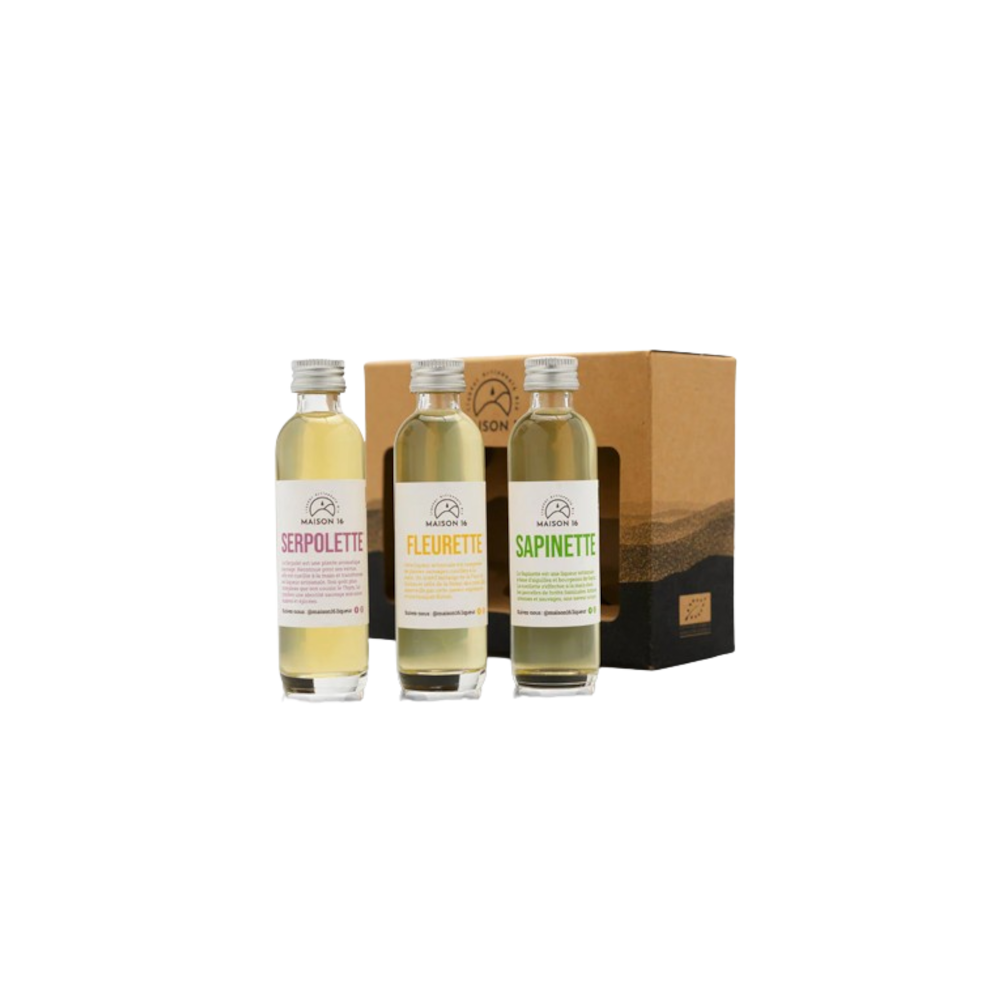 Coffret cadeau : découverte 3 liqueur