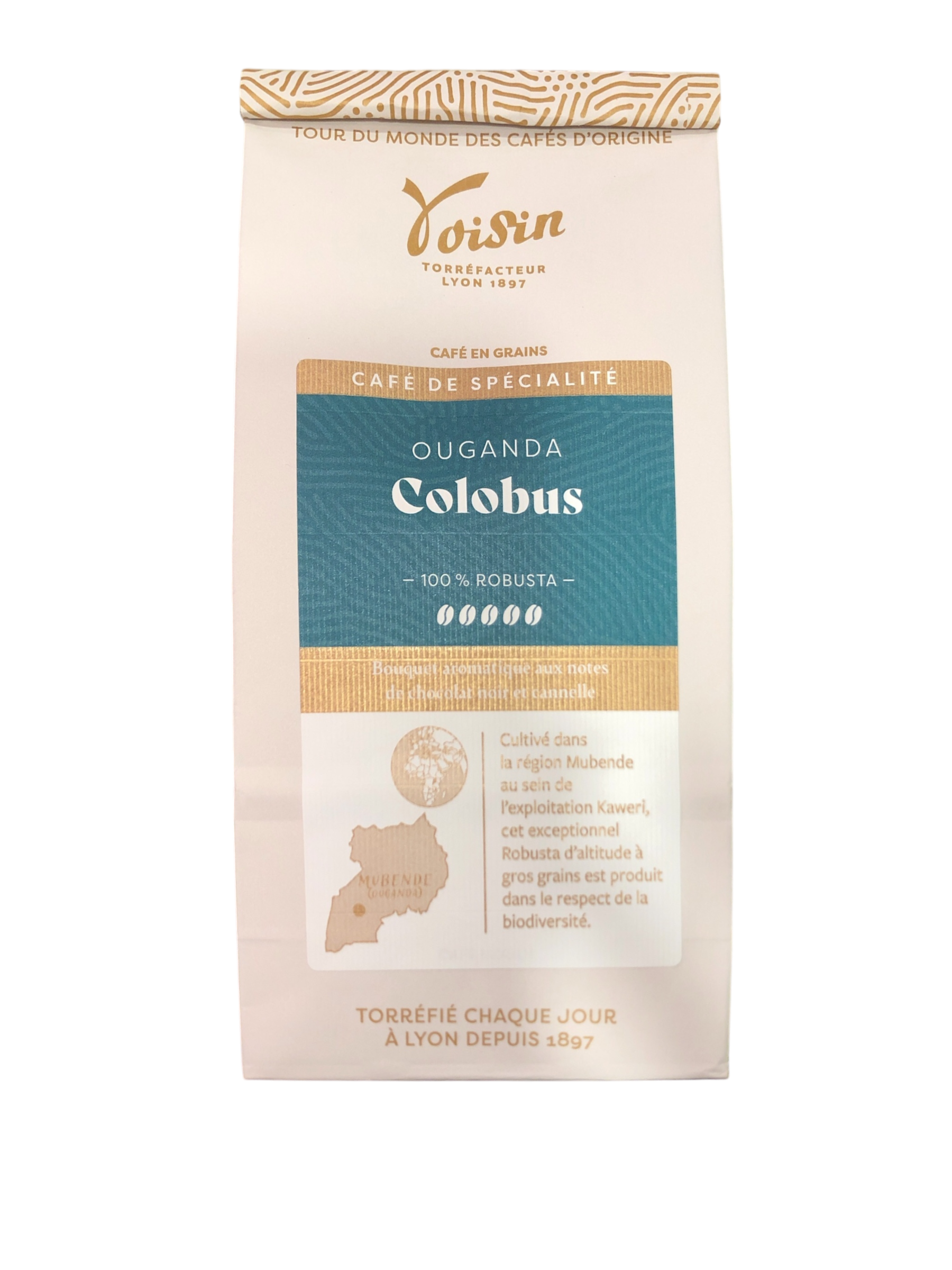 Café "Colobus" d'Ouganda