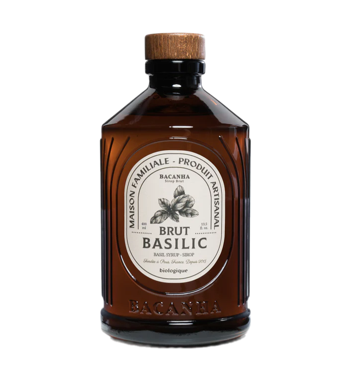 Sirop Brut de basilic BIO