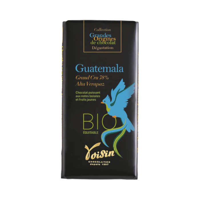 Lot de tablettes de chocolat noir "Bio, tout autour du monde"