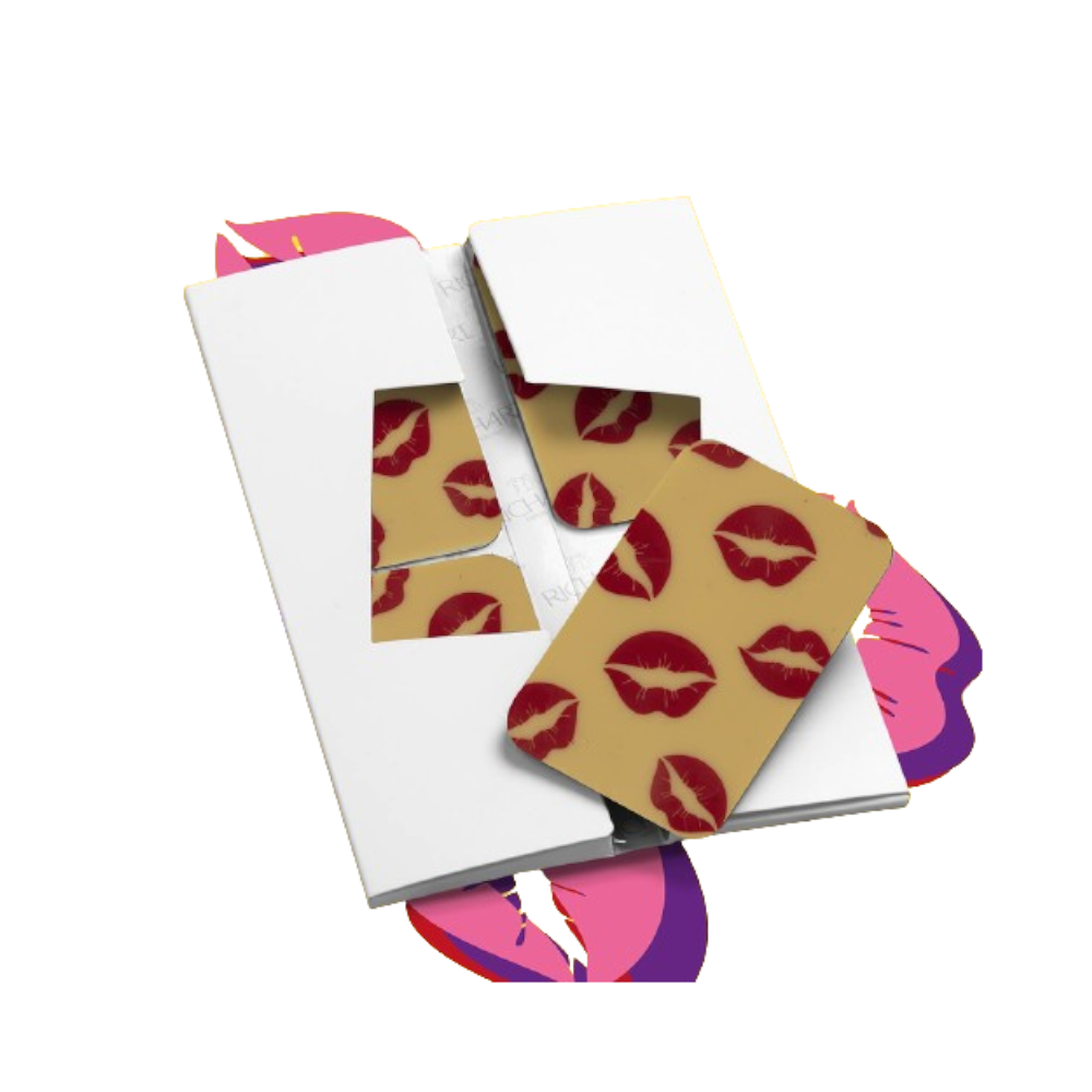 Tablette-écrin Embrasse-moi (chocolat blanc au fruit de la passion)