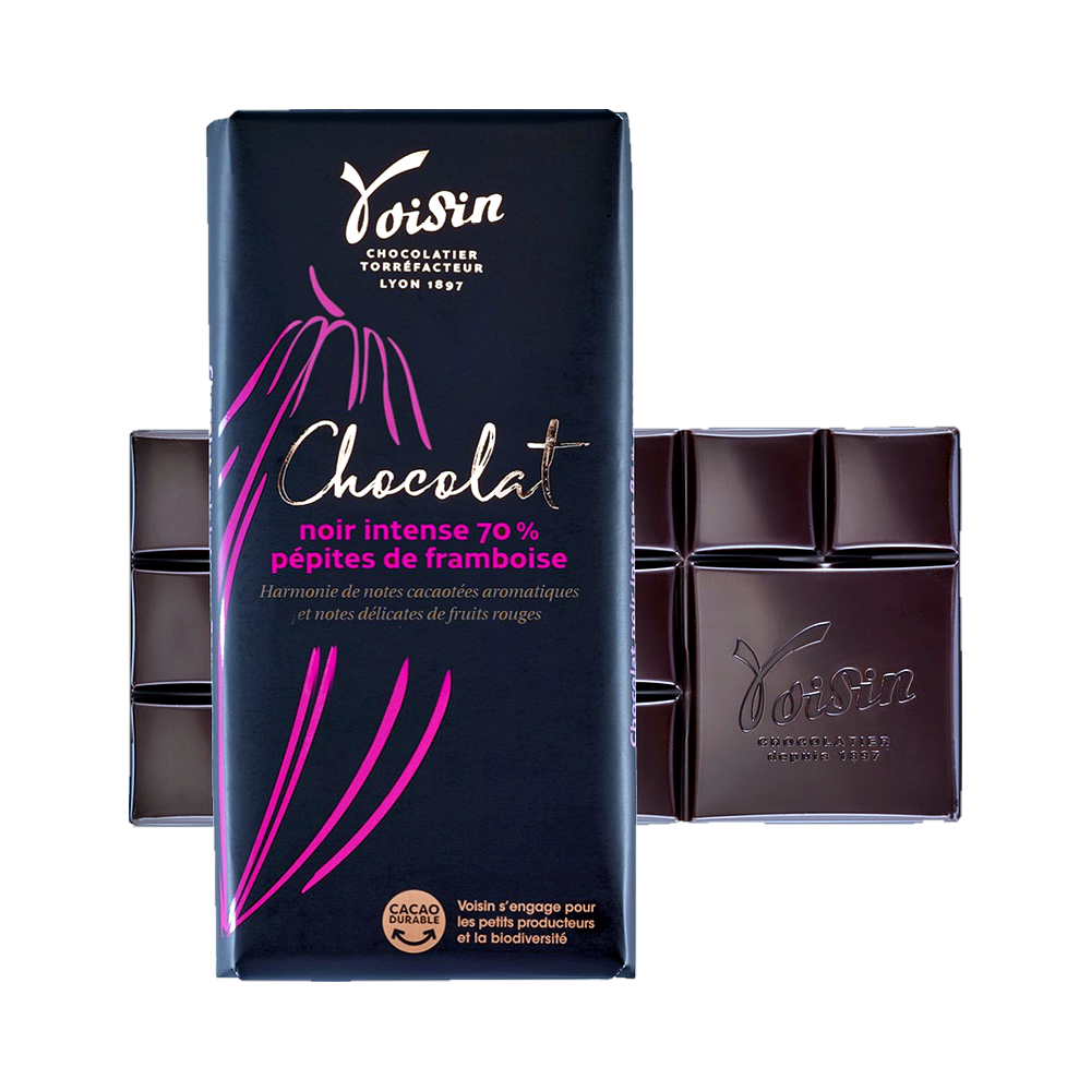 Tablette "Collection Dégustation : Noir Framboise"