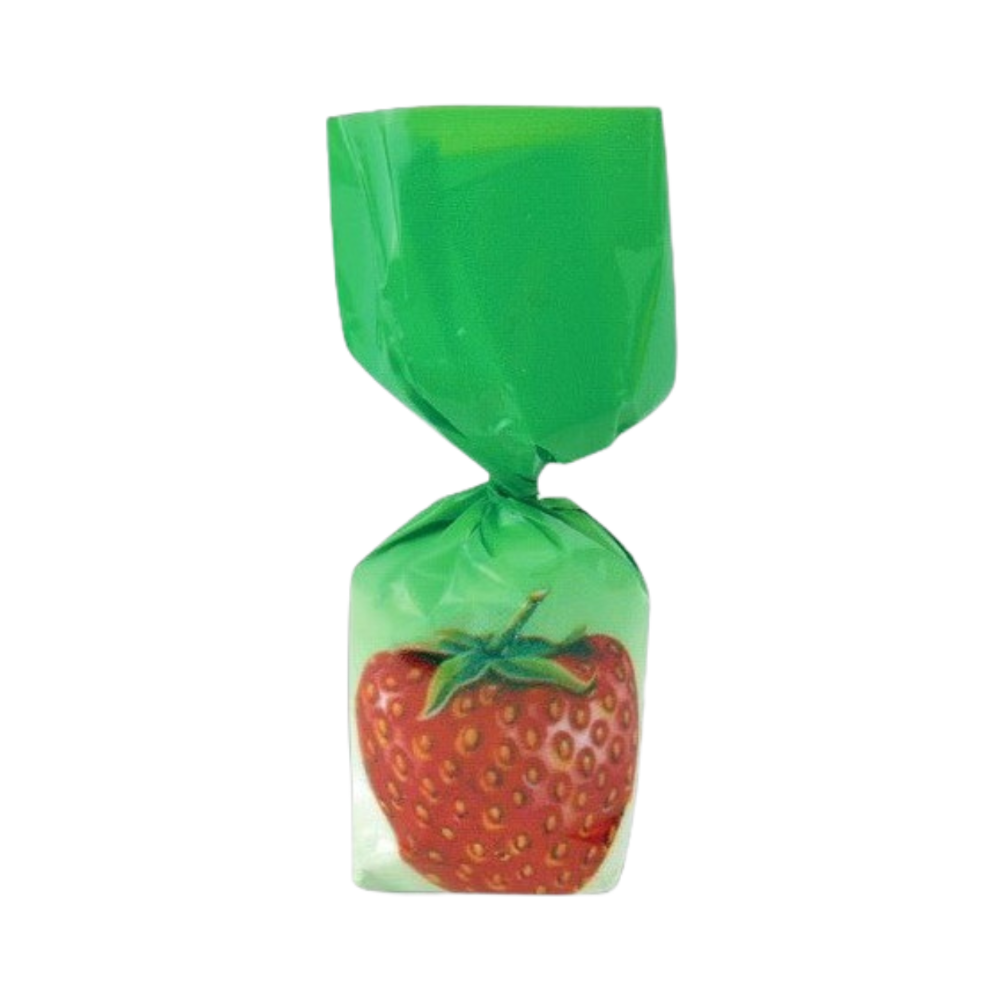 Strawberry-filled candies