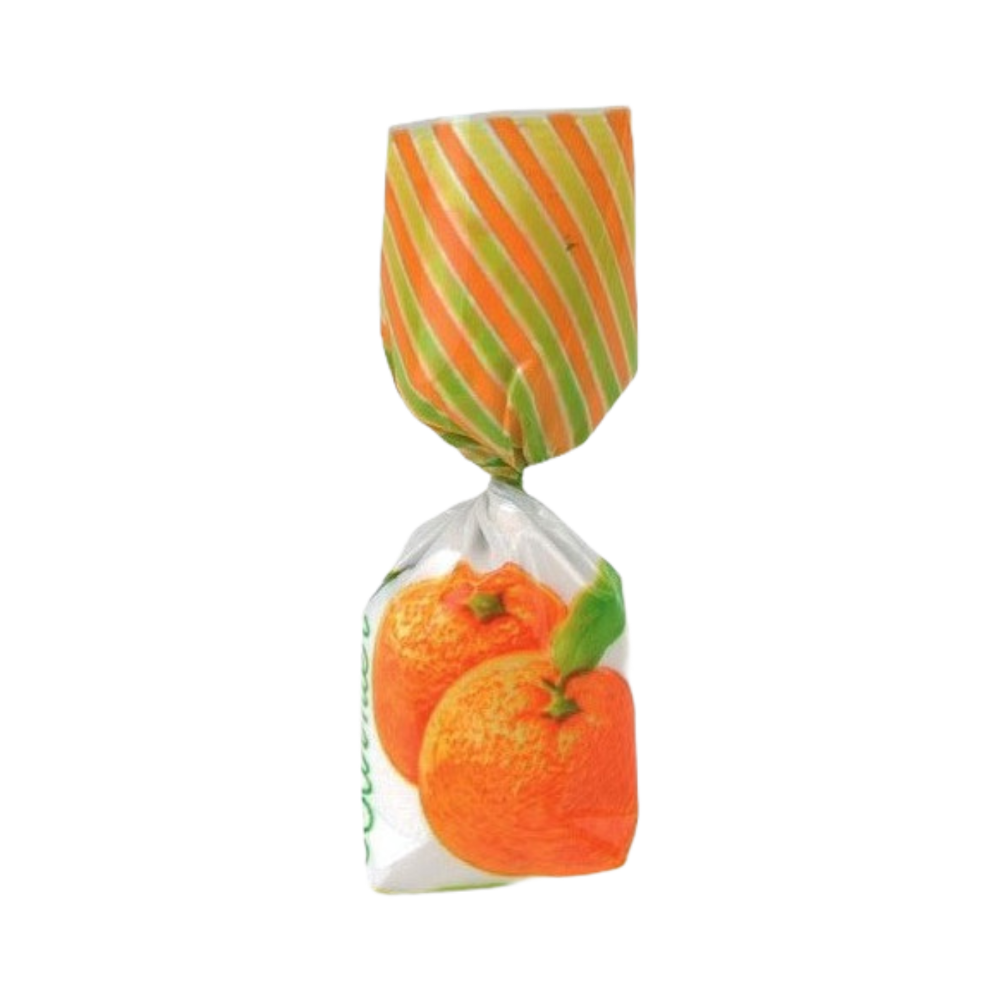 Orange marmalade-filled candies