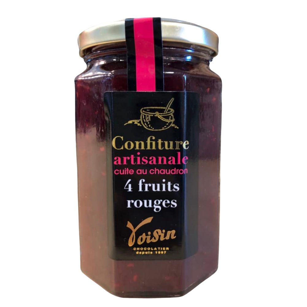 Confiture Artisanale « 4 Fruits Rouges » - Confiserie des Arcades