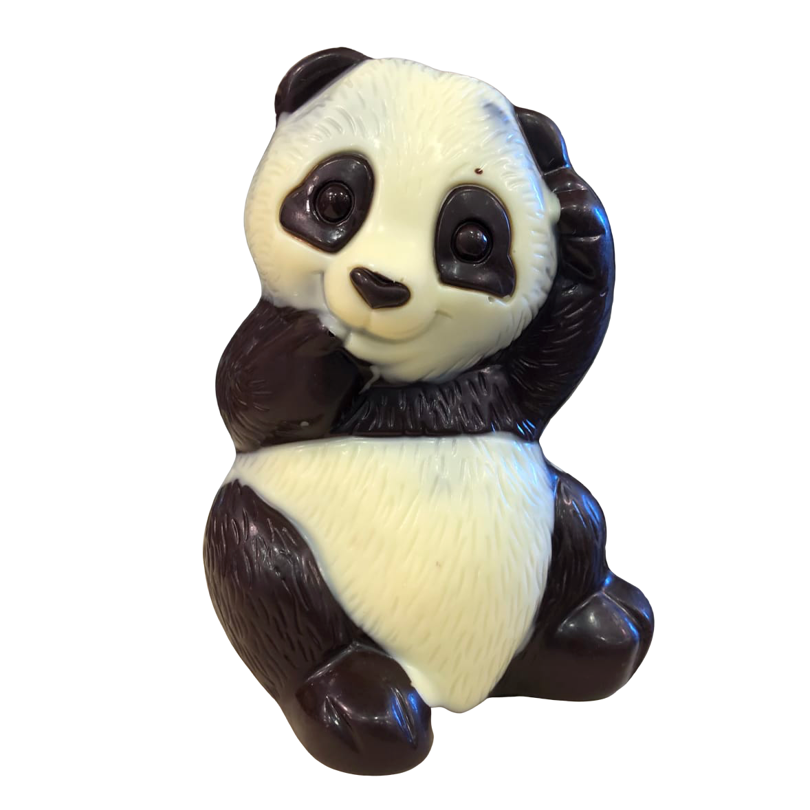 Moulage de Pâques Panda chocolat noir - Confiserie des Arcades