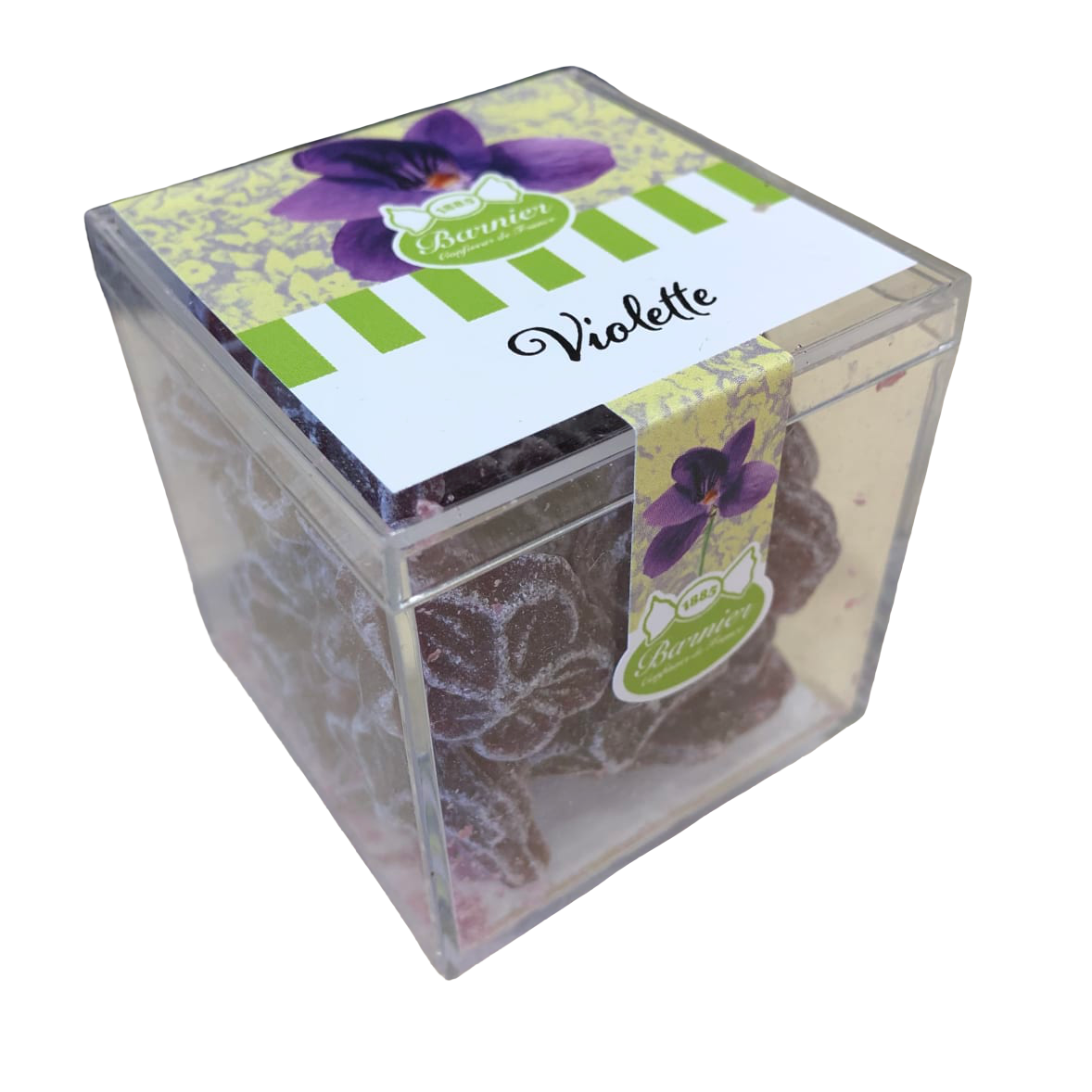 Cube Bonbons à la violette - Confiserie des Arcades