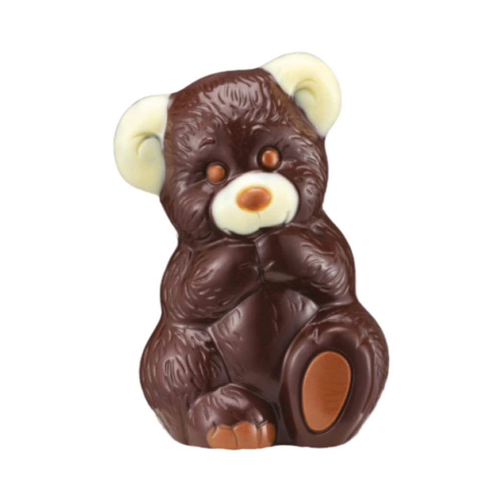 Moulage de Pâques Ourson chocolat noir - Confiserie des Arcades