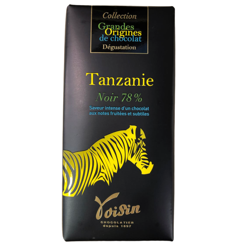 Tablette "Grandes Origines : Tanzanie" - Confiserie des Arcades