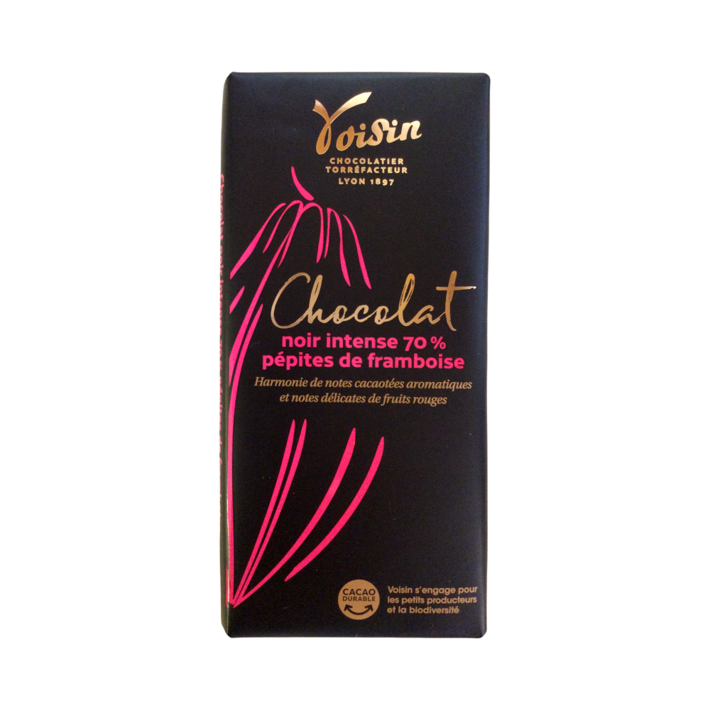 Tablette "Collection Dégustation : Noir Framboise" - Confiserie des Arcades