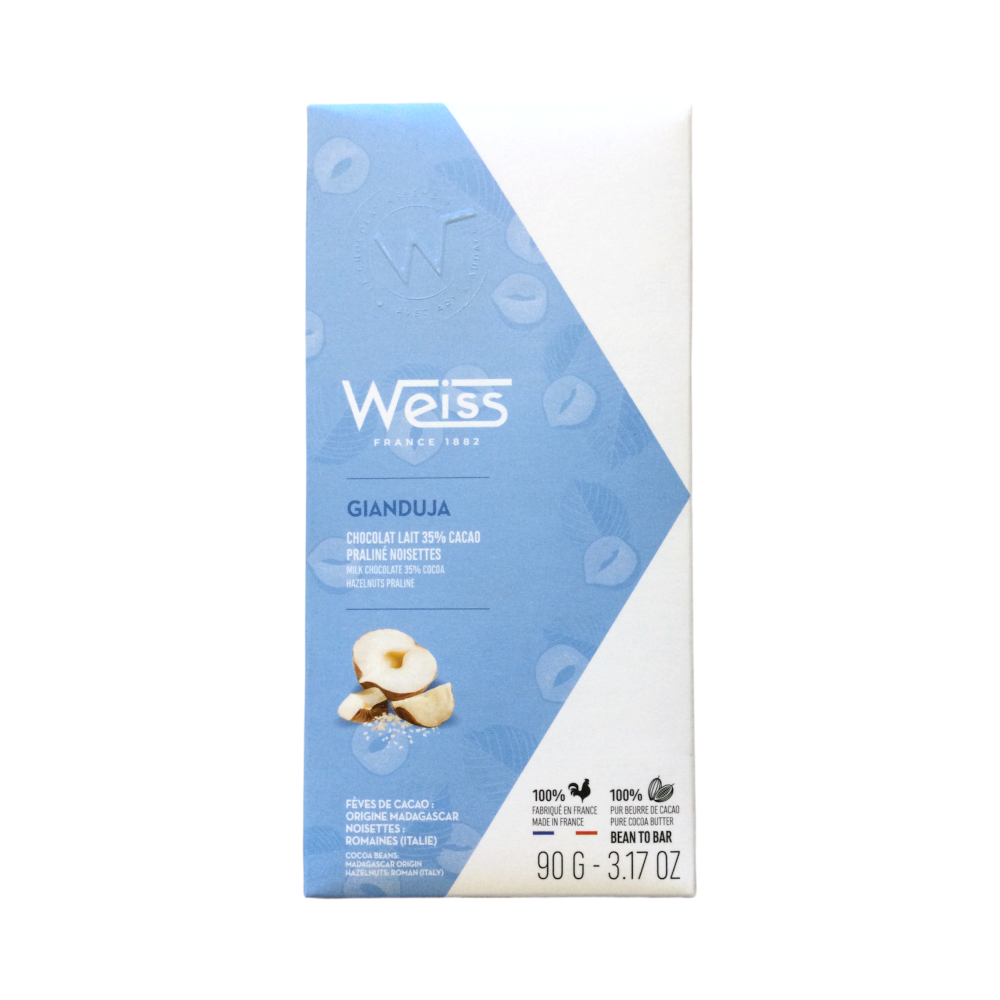 Tableta de Chocolate con Leche “Gianduja”