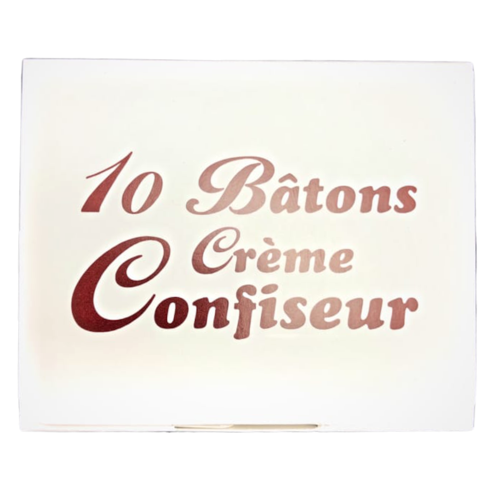 Boite de 10 bâtons crème confiseur - Confiserie des Arcades