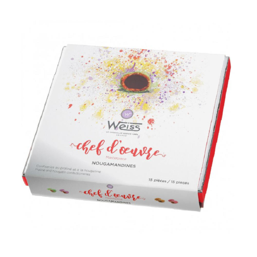 Coffret nougamandines Chefs d'Oeuvre