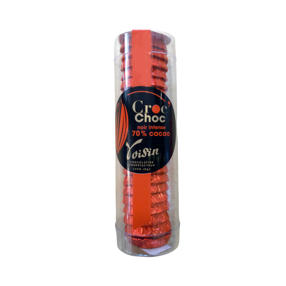 Etuis Croc'Choc Noir Intense 70% - Confiserie des Arcades