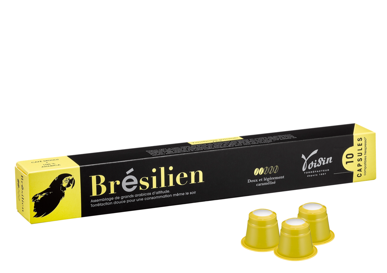 Capsules de café Brésilien - Confiserie des Arcades