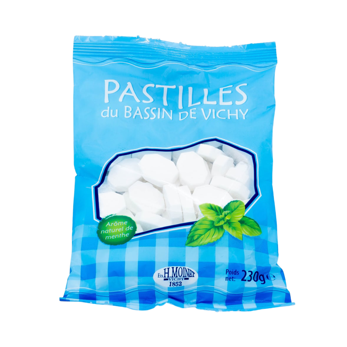 Sachet de pastilles de Vichy à la menthe