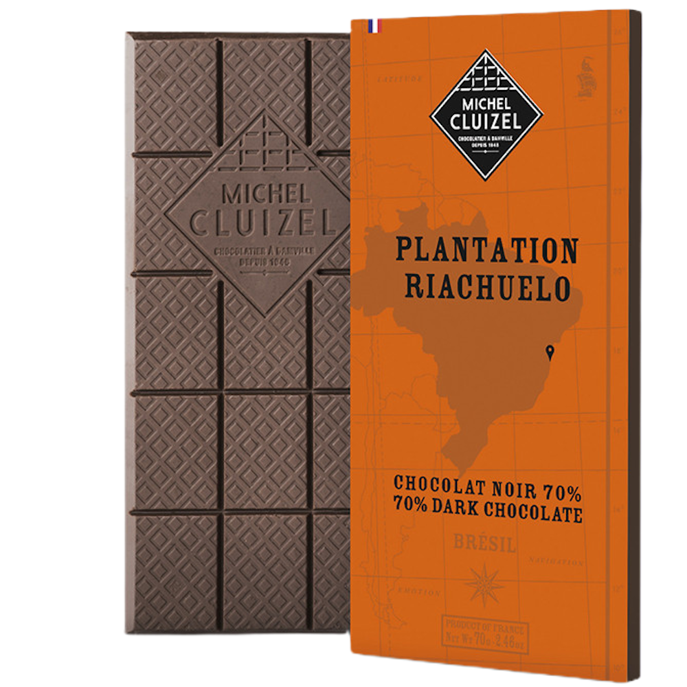Tablette de chocolat noir "Grande Plantation : Riachuelo" - Confiserie des Arcades