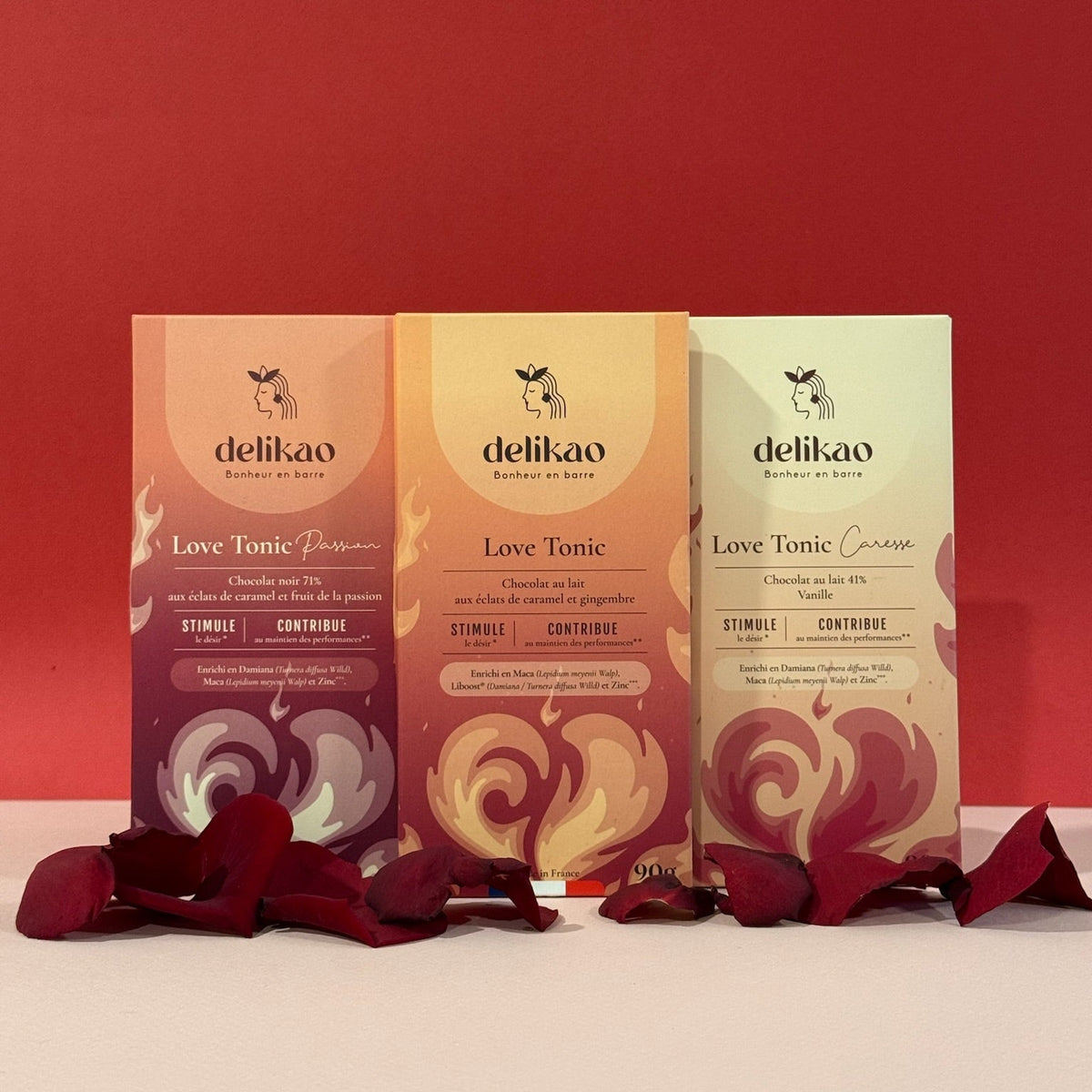 Trio Love Tonic Delikao - coffret 3 saveurs