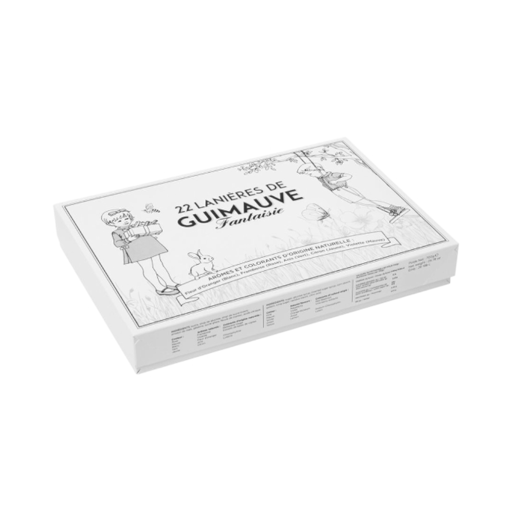 Boite de lanières de guimauve à l'ancienne