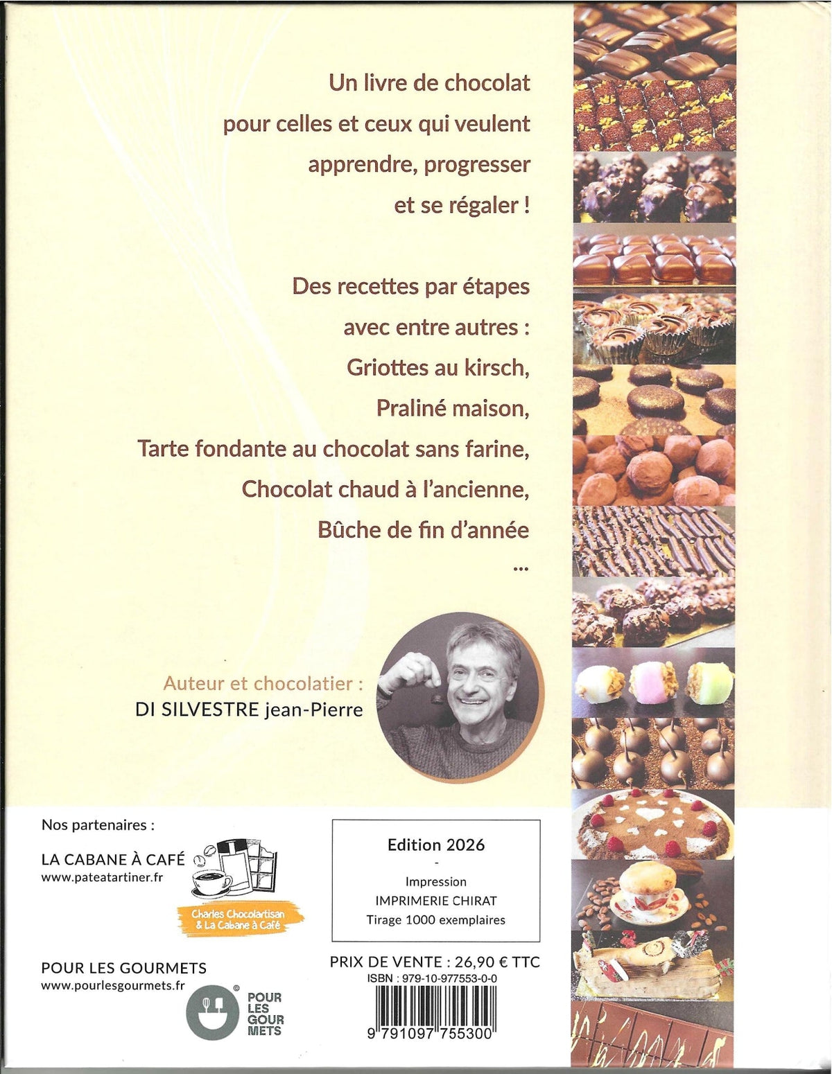 Quatrième de couverture du livre Le Chocolat