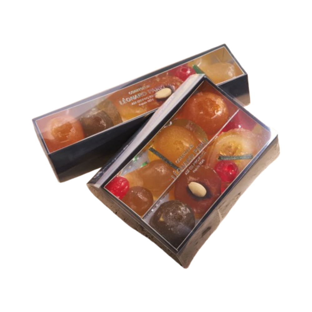 Etuis de fruits confits artisanaux