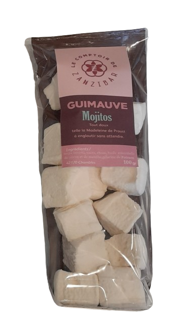 Sachet de guimauves artisanales cocktail : Mojitos