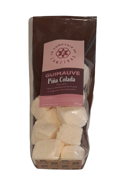 Sachet de guimauves artisanales cocktail : Piña Colada
