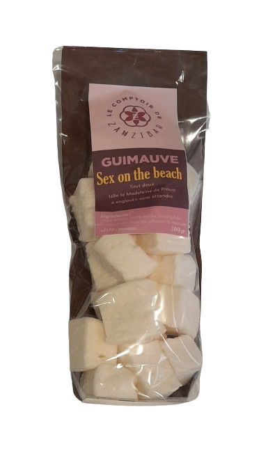 Sachet de guimauves artisanales cocktail : Sex on the Beach