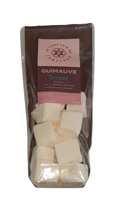 Sachet de guimauves artisanales à la Verveine Du Velay
