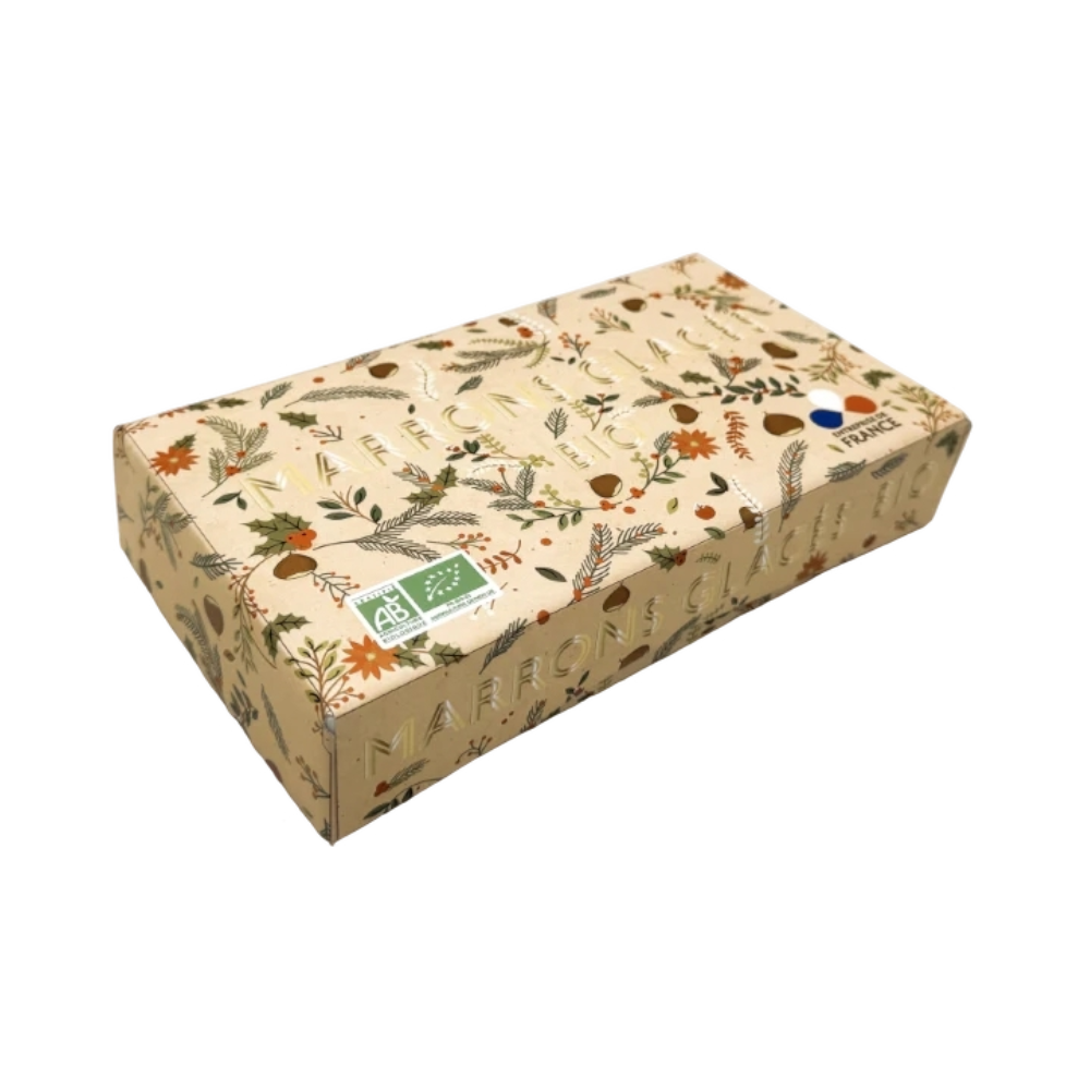 Coffret de 8 marrons glacés bio