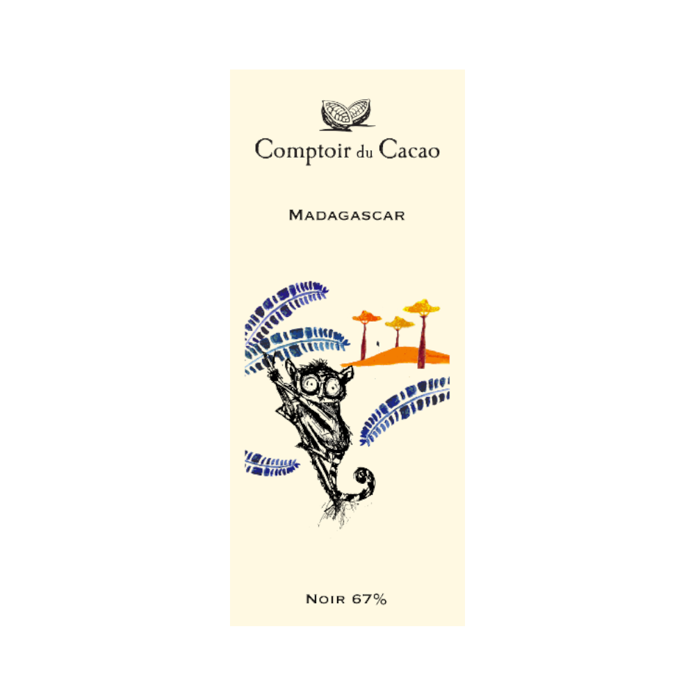 Tablette "LA ROUTE DES ORIGINES"®  Madagascar chocolat noir 67%