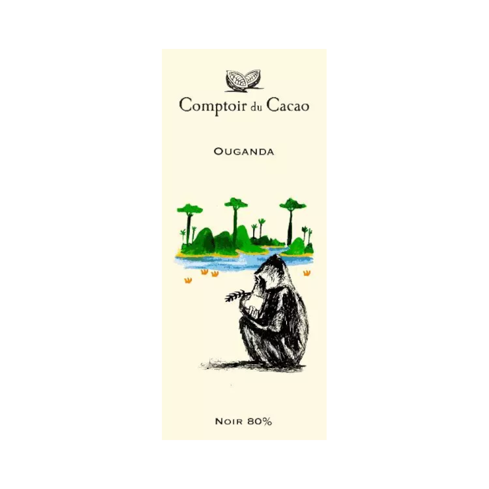 Tablette "LA ROUTE DES ORIGINES" Ouganda chocolat noir 80%