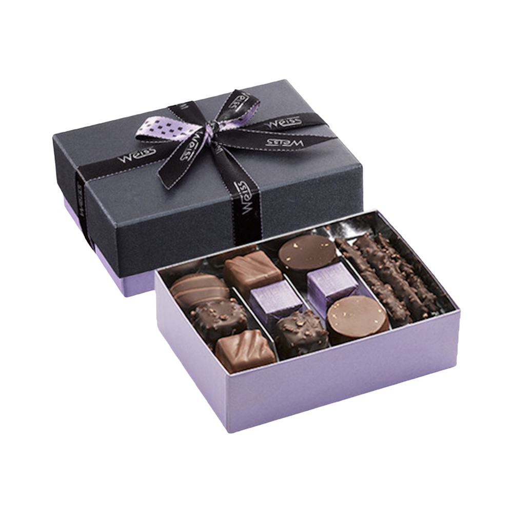 Ballotin de chocolats fins assortis 250g