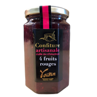 Confiture Artisanale « 4 Fruits Rouges » - Confiserie des Arcades