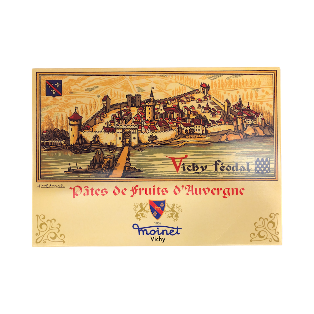 Coffret de pâtes de fruits "Vichy féodal"
