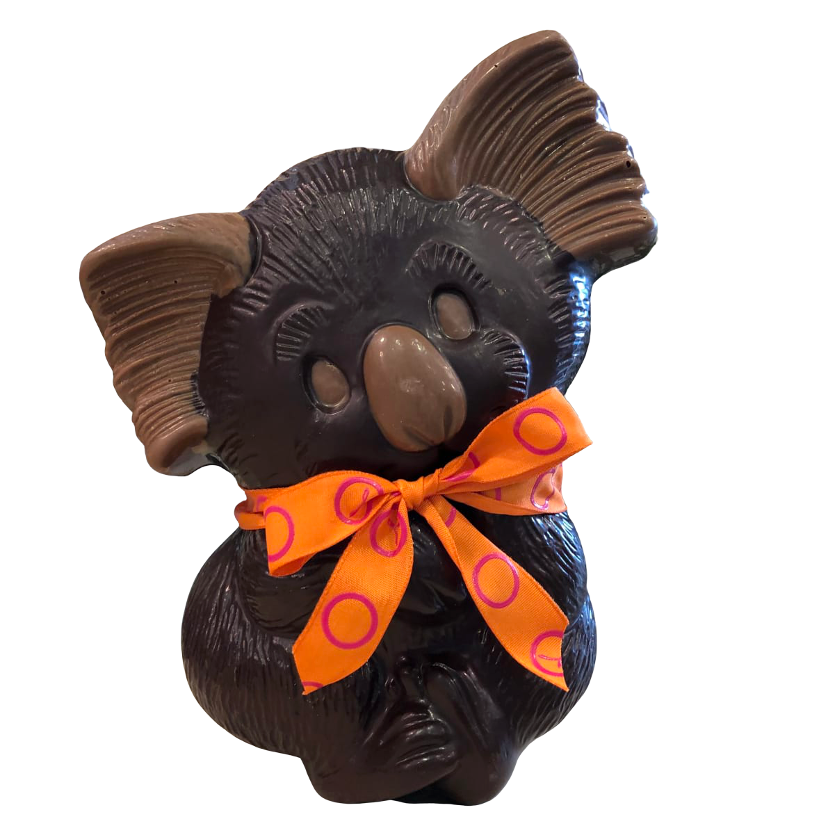 Moulage de Pâques Koala en chocolat noir (garni) - Confiserie des Arcades