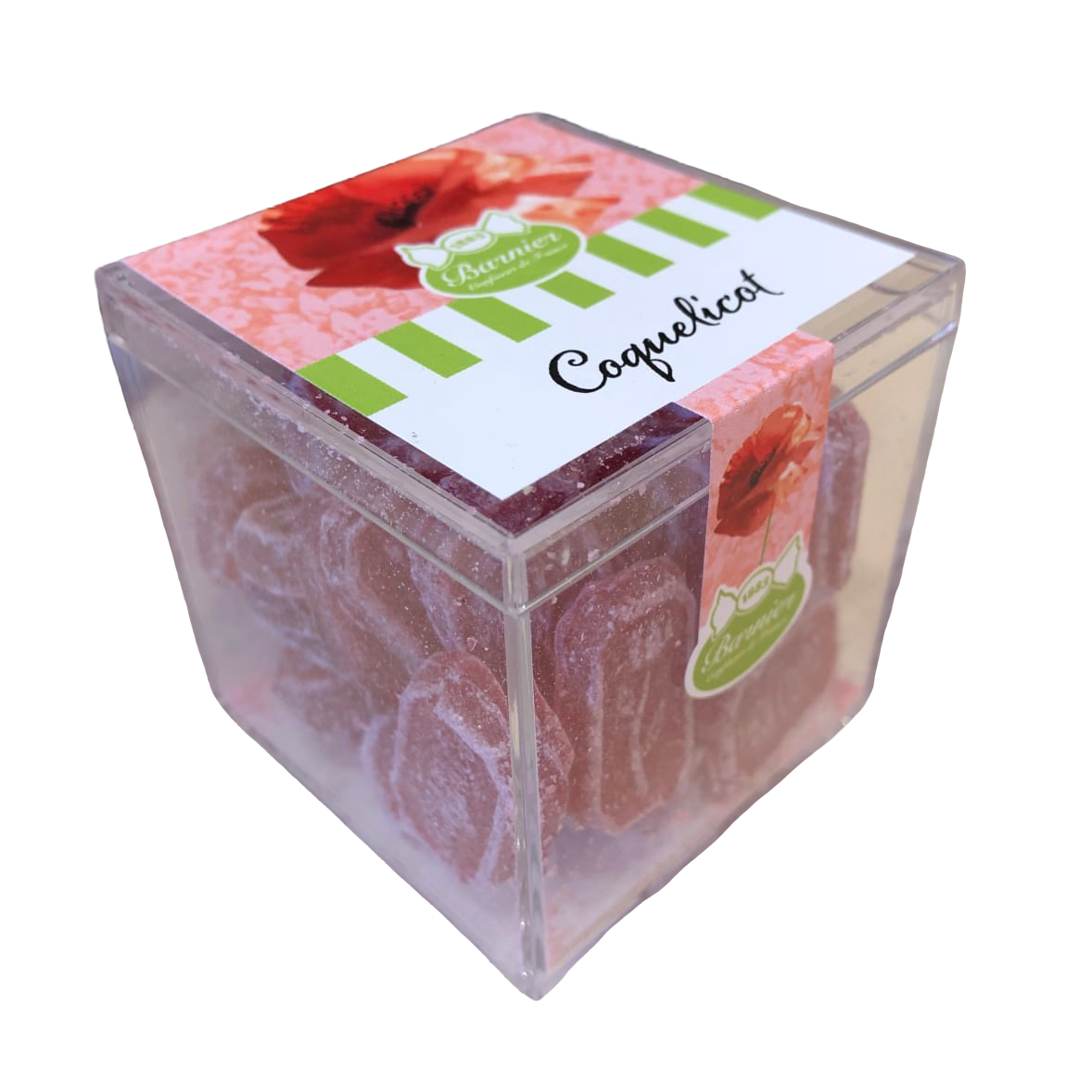 Cube Bonbons "Coquelicot" - Confiserie des Arcades