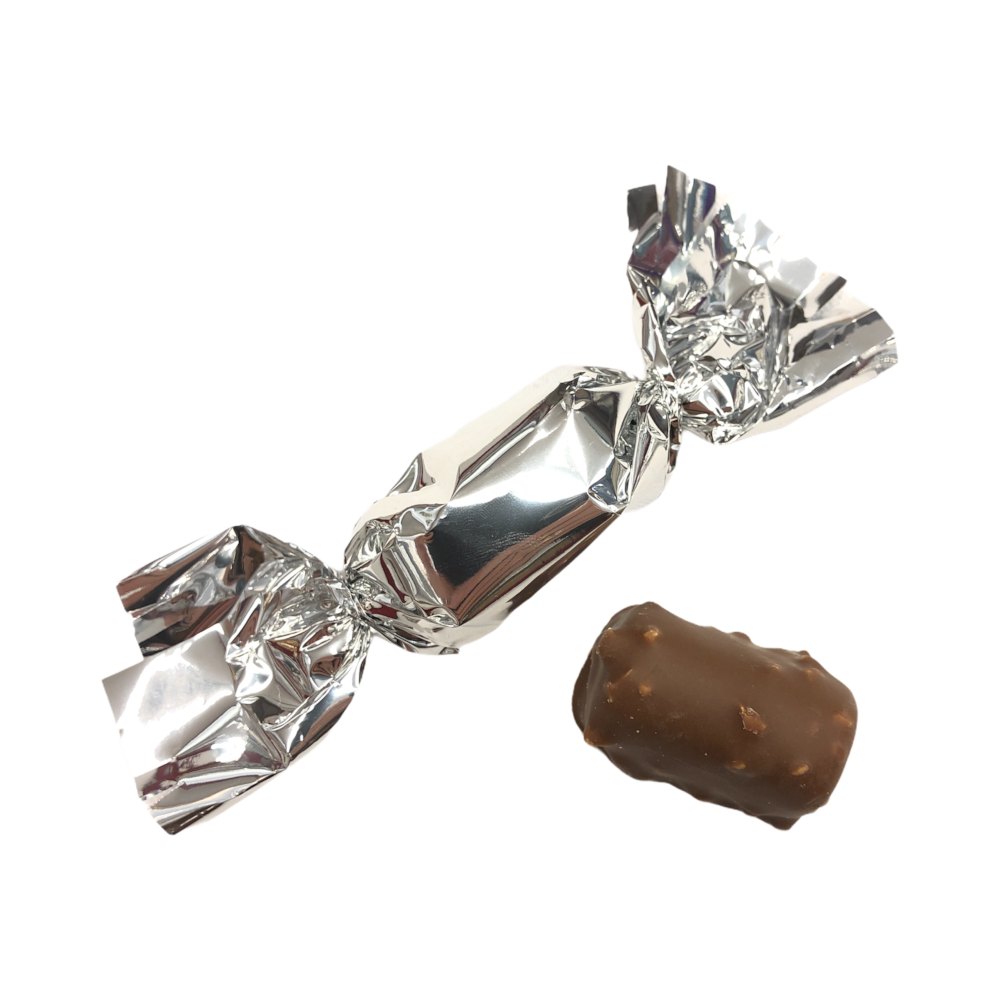 Papillotes artisanales malakoff praliné au chocolat au lait