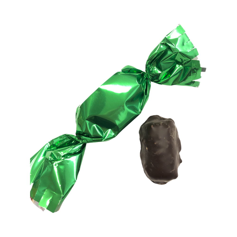 Papillotes artisanales malakoff pistache au chocolat noir