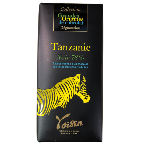 Tablette "Grandes Origines : Tanzanie" - Confiserie des Arcades